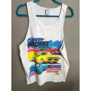 Street Machine Nationals 1997 Drag Racing Cars Graphic T-Shirt DuQuoin Illinois
